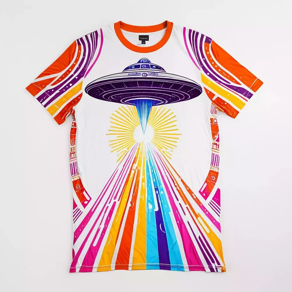 Test T-Shirt 2 mit UFO